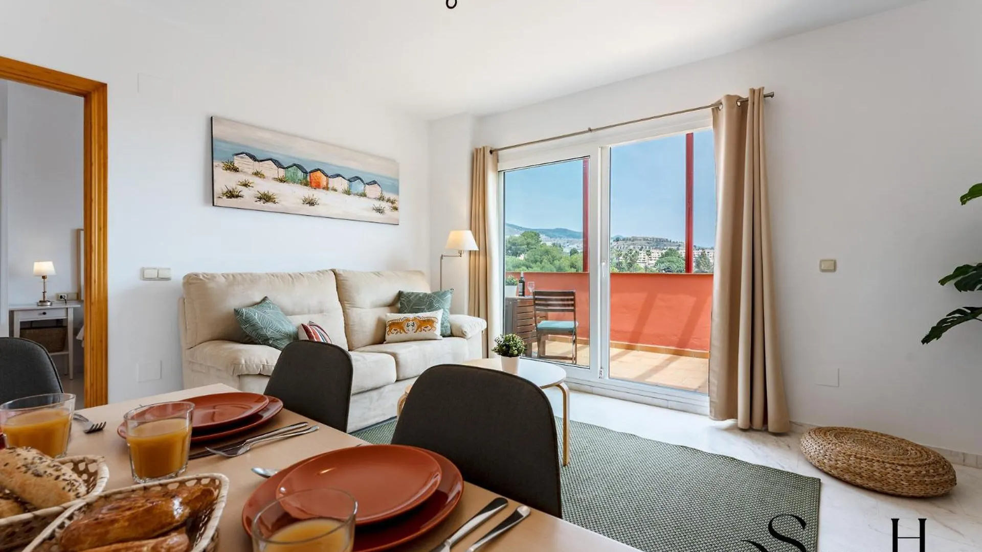 Apartamento Amazing Sea And Golf Course View 2Br, Parking Pool Benalmádena España