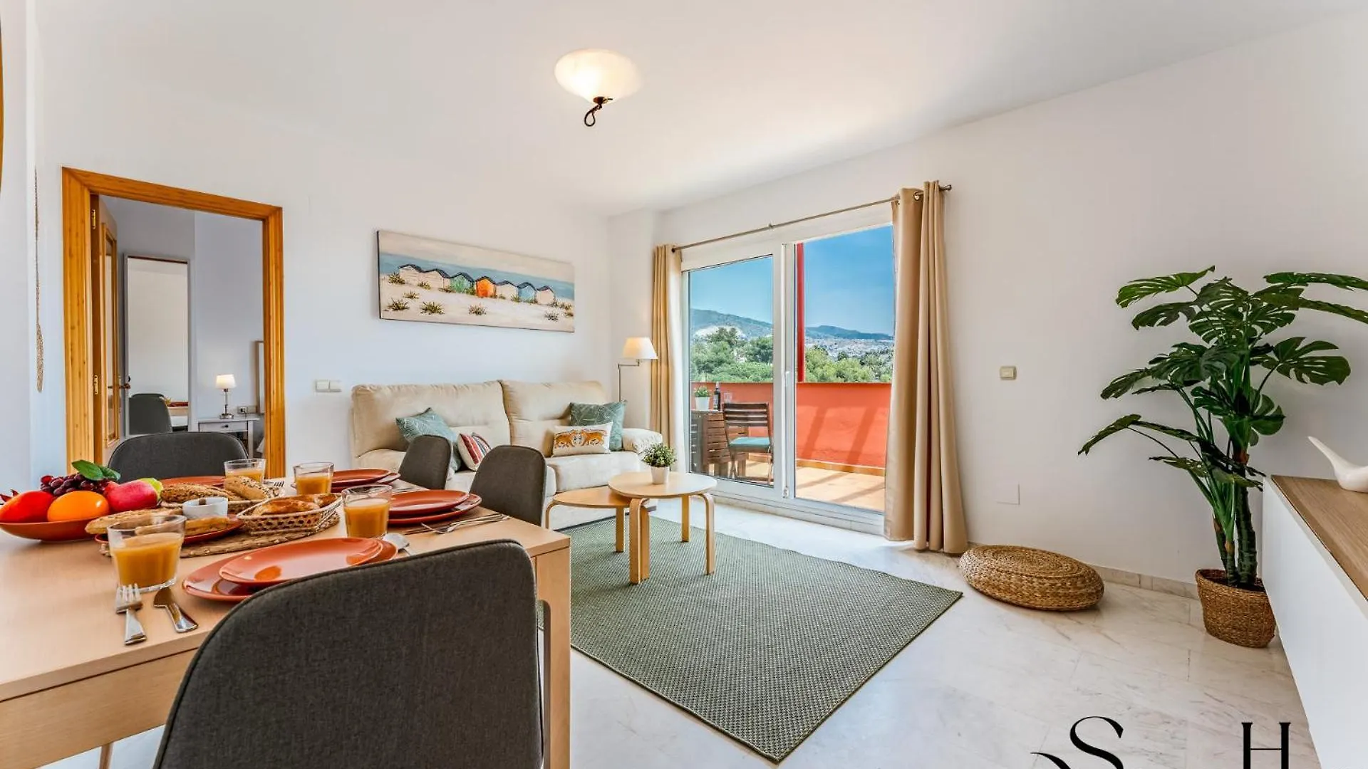 Apartamento Amazing Sea And Golf Course View 2Br, Parking Pool Benalmádena